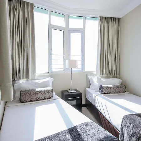 Blue Waters Hotel Durban Exterior photo Two single beds in a hotel room